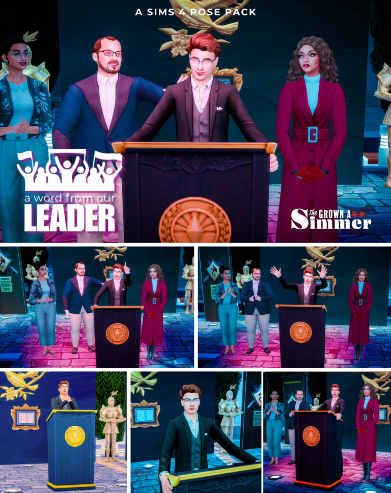 A Word From Our Leader - A Pose Pack