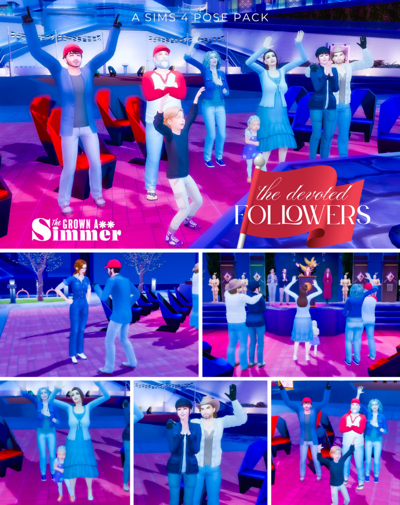The Devoted Followers Pose Pack