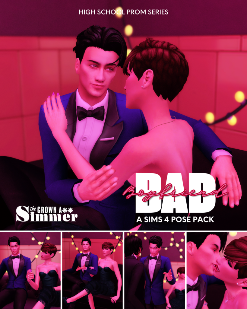 BAD BOYFRIEND SIMS 4 POSE PACK