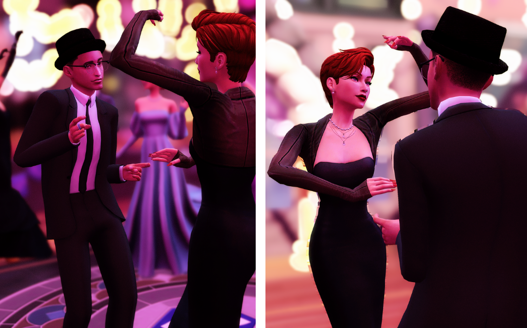 Lily and Chuck Dancing - 80s Mods Lily and Chuck Dancing - 80s Mods
